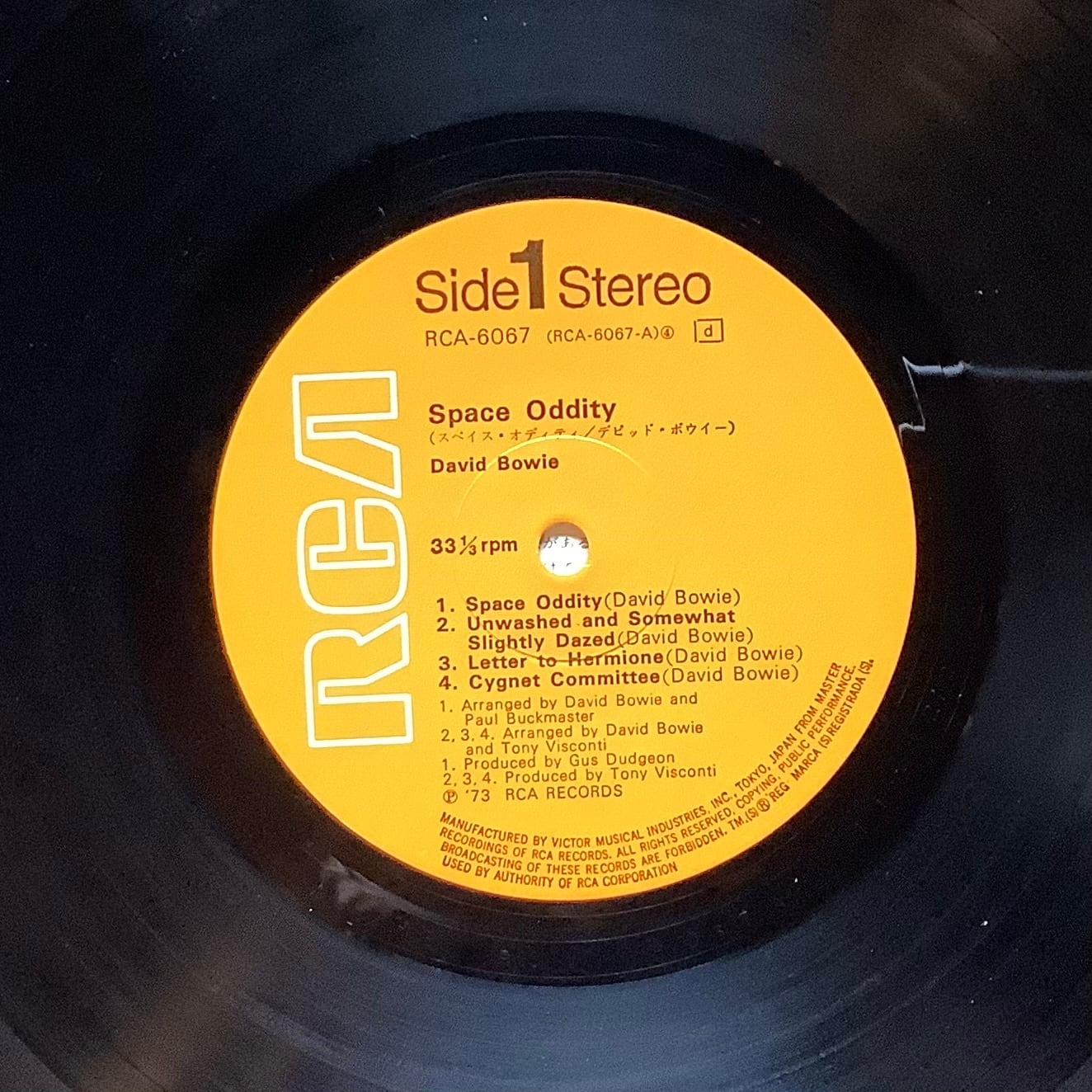DAVID BOWIE / SPACE ODDITY | Plastic Soul Records