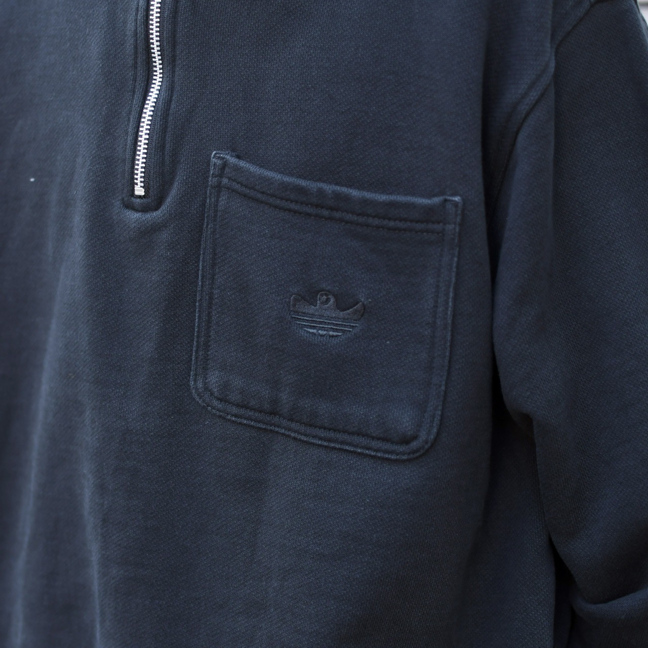 Adidas × mark gonzales heavy weight half zip sweat