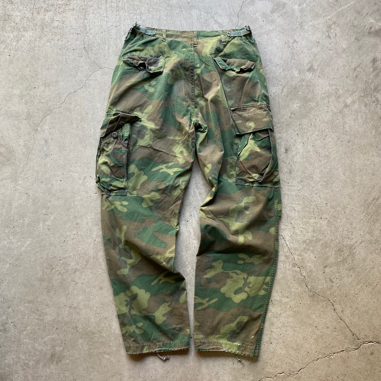 69年納品 60年代 U.S.ARMY 米軍実品 アメリカ軍 グリーンリーフカモ 