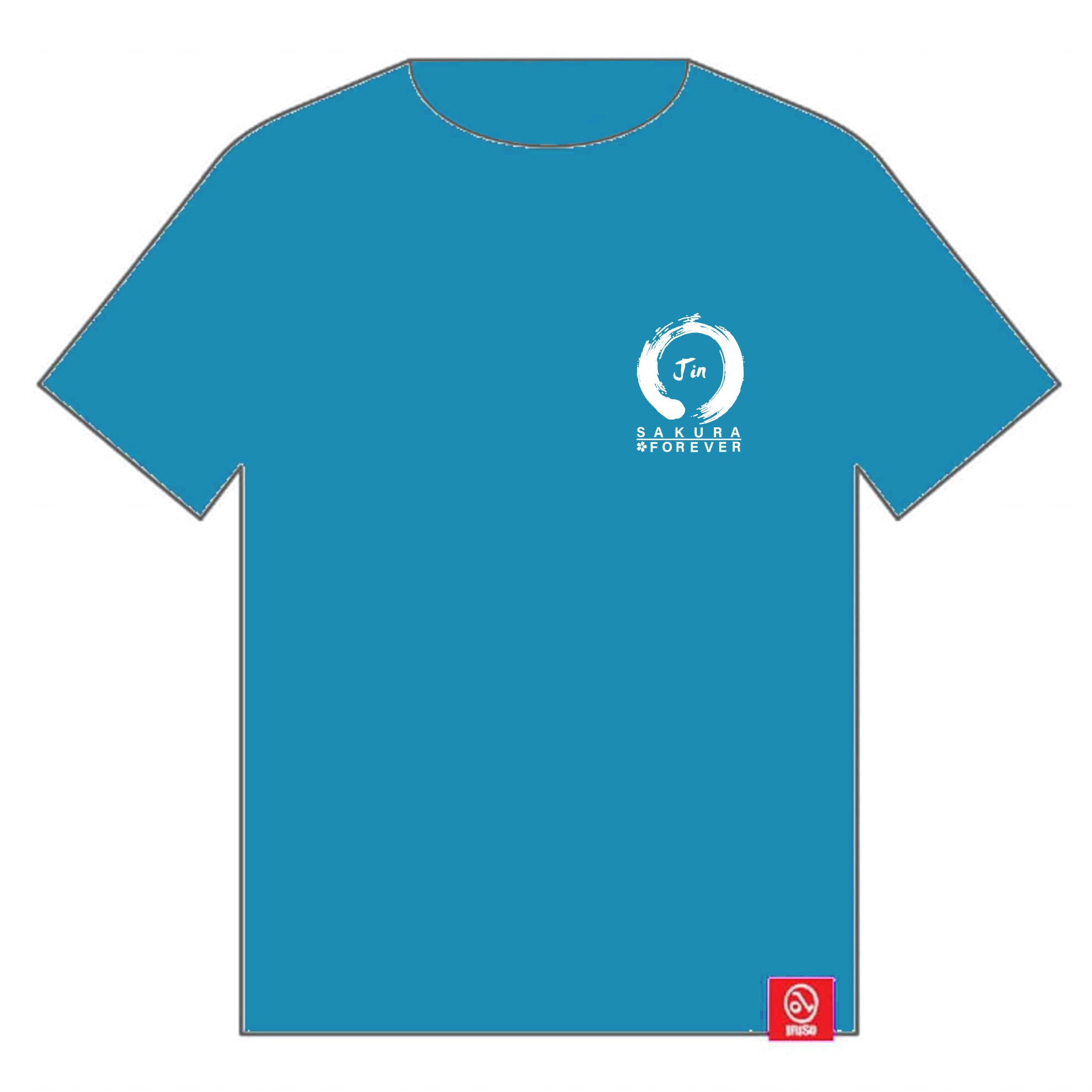 【予約商品】[ドライ生地]仁力俥 SAKURA　FOREVER　サックス