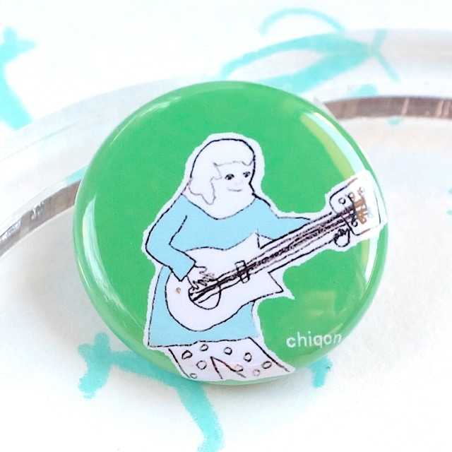 【CHIQON】ROUND 缶バッチ「ぽろろん」