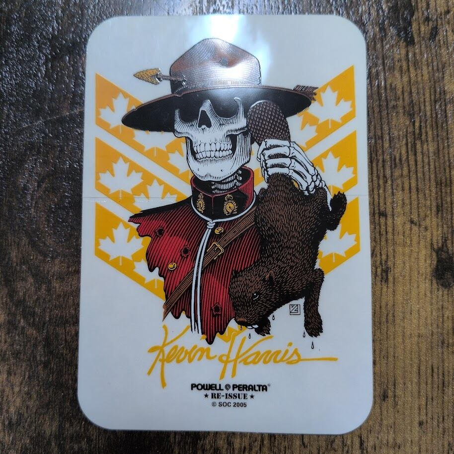 【st-1145】 Powell Peralta skateboard sticker パウエル ペラルタ スケートボード ステッカー Kevin Harris Freestyle