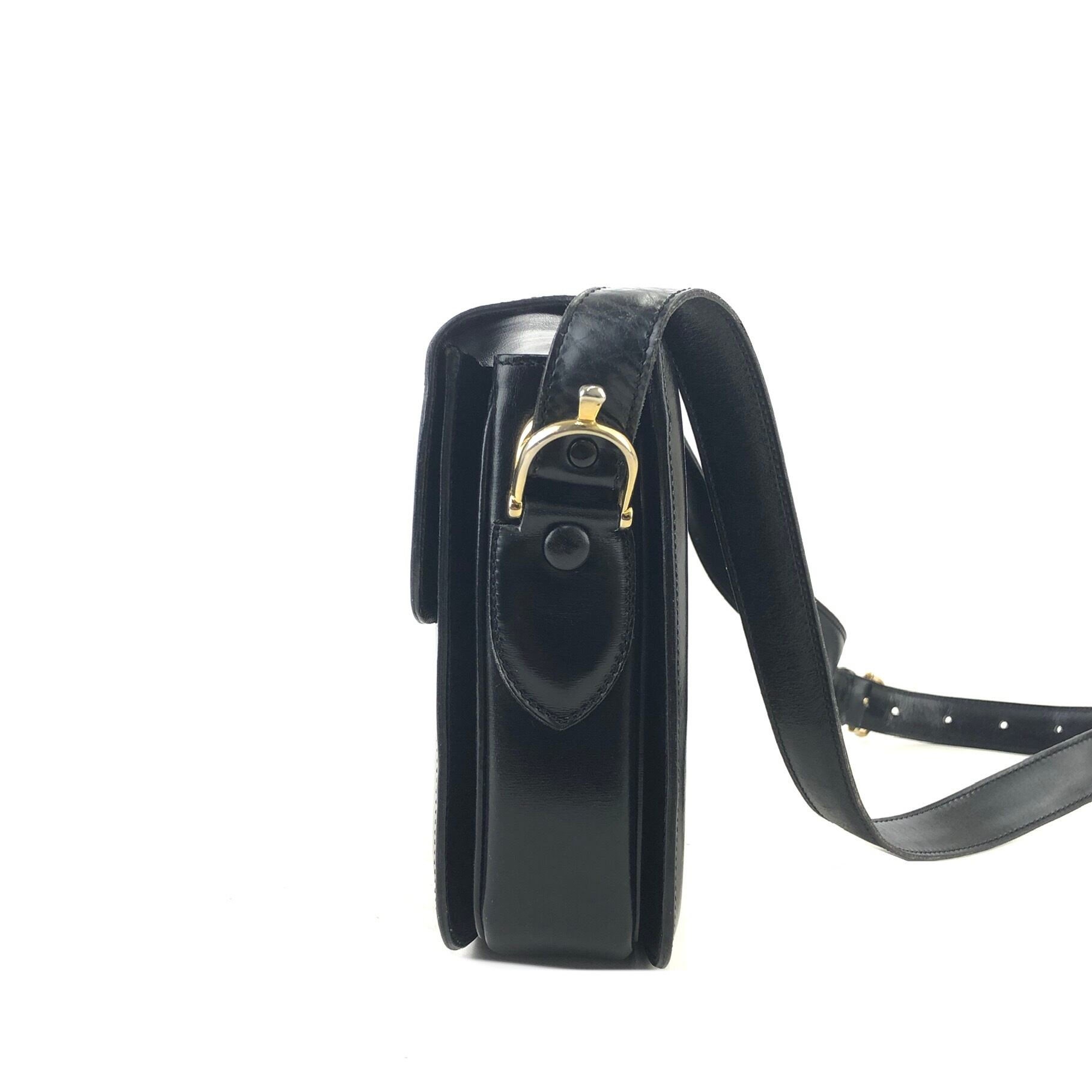 CELINE セリーヌ 馬車 ホースキャリッジ レザー クロスボディ