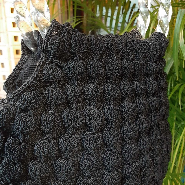 Vintage lucite handle bag / ヴィンテージ ルーサイトハンドル バッグ 