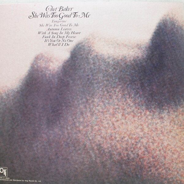Chet Baker / She Was Too Good To Me  [LAX 3195] - 画像2