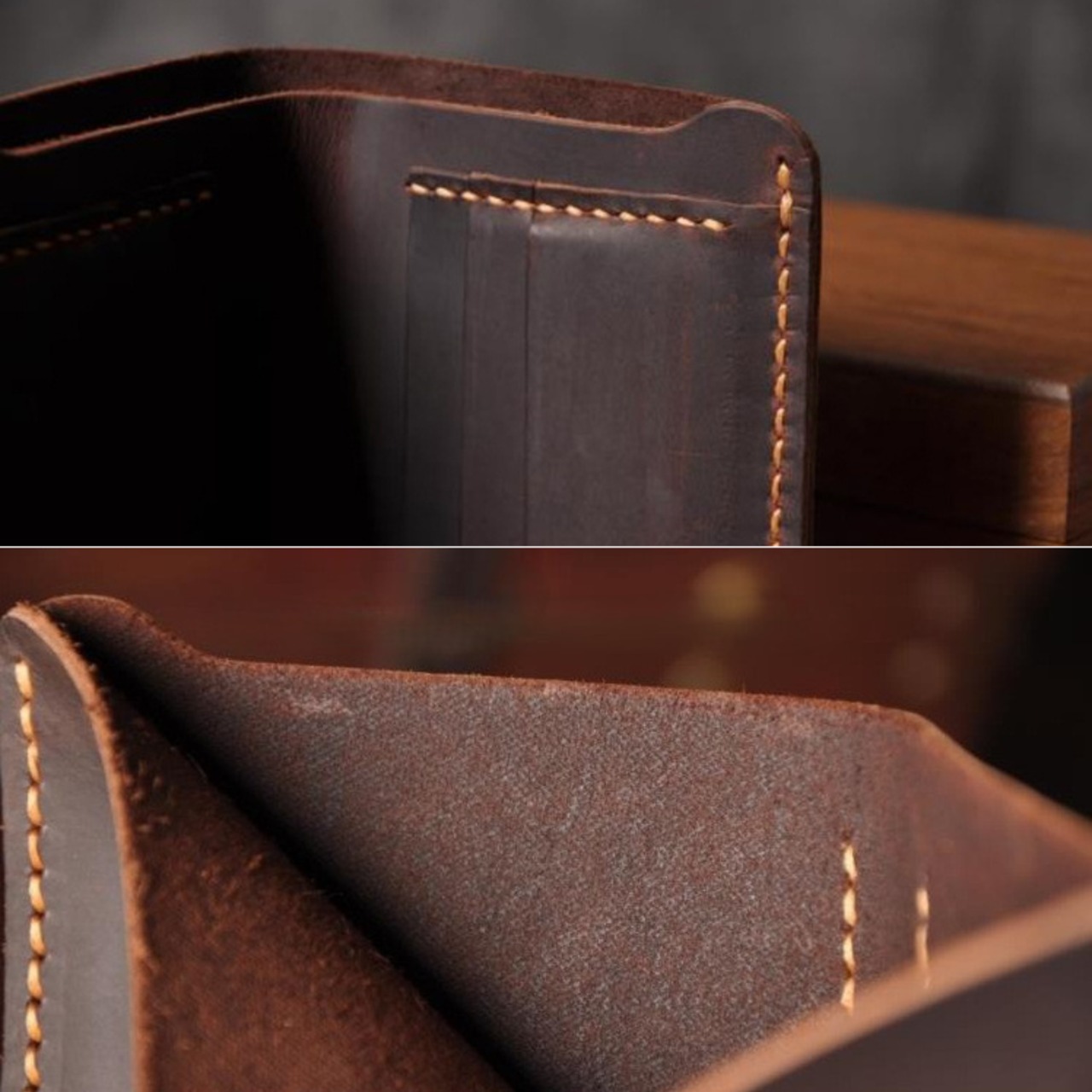 Genuine Leather Vertical Style Wallet / 本革 レザー バーティカル スタイル 縦型 ウォレット