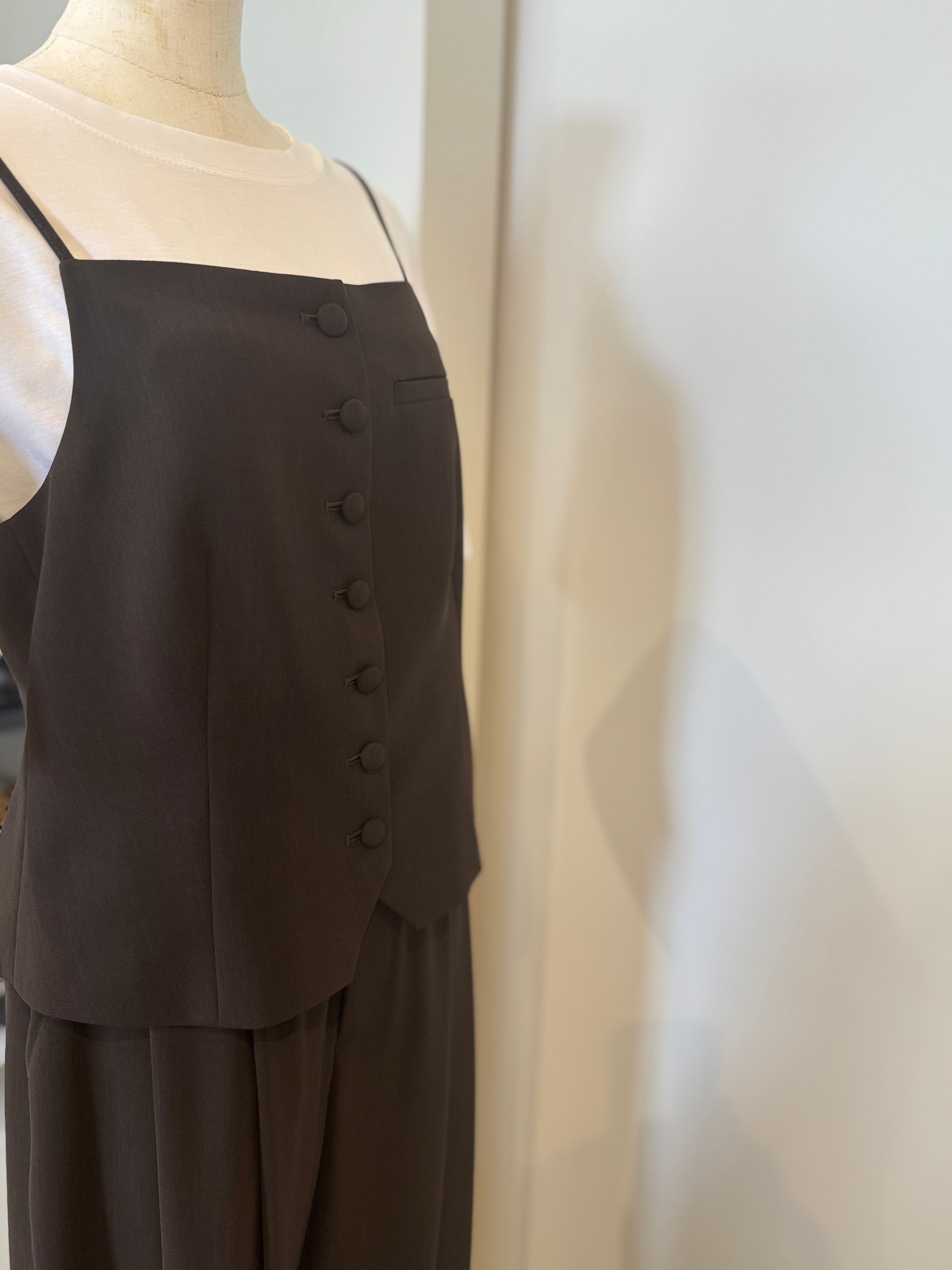 【PASSIONE】3ピース可 サイドジップキャミビスチェ 536905