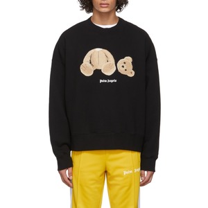 Palm Angels  PA BEAR CREW  BLACK BROWN