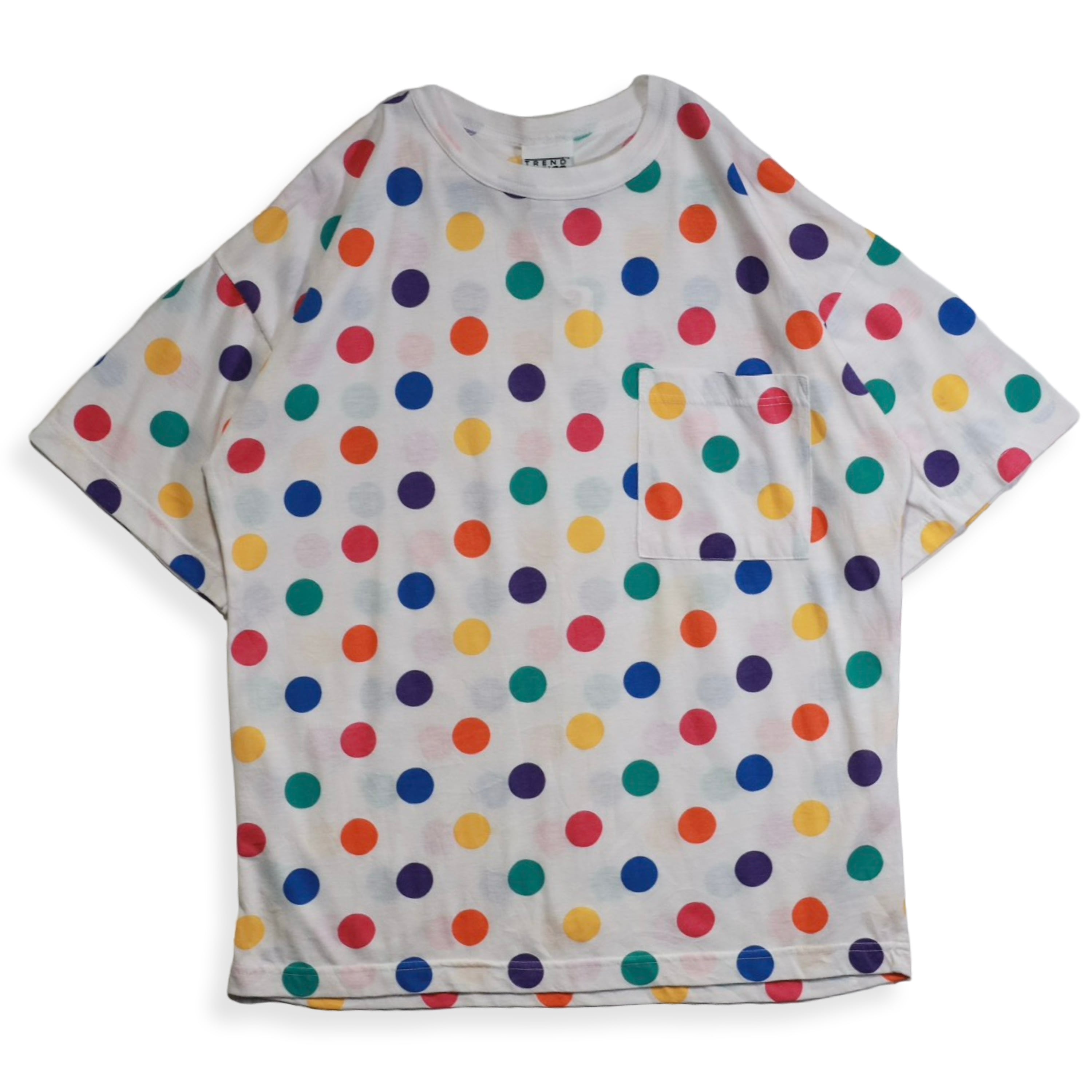 TREND BASICS Polka Dot Pocket T Shirt