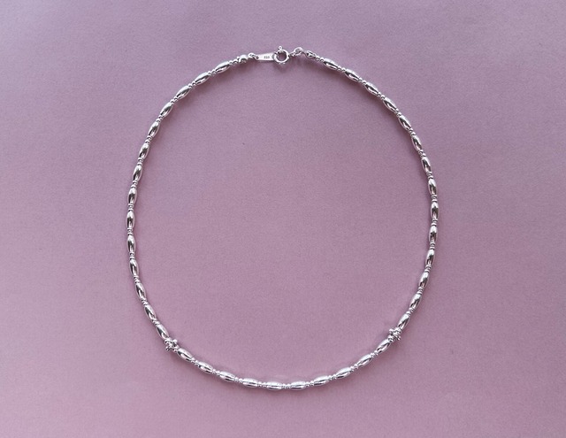 ［NEW］#64-(N) handmade beads choker silver925