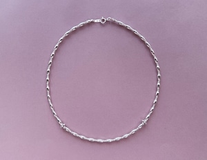 ［5/7(火)21:00〜再販］#64-(N) handmade beads choker silver925