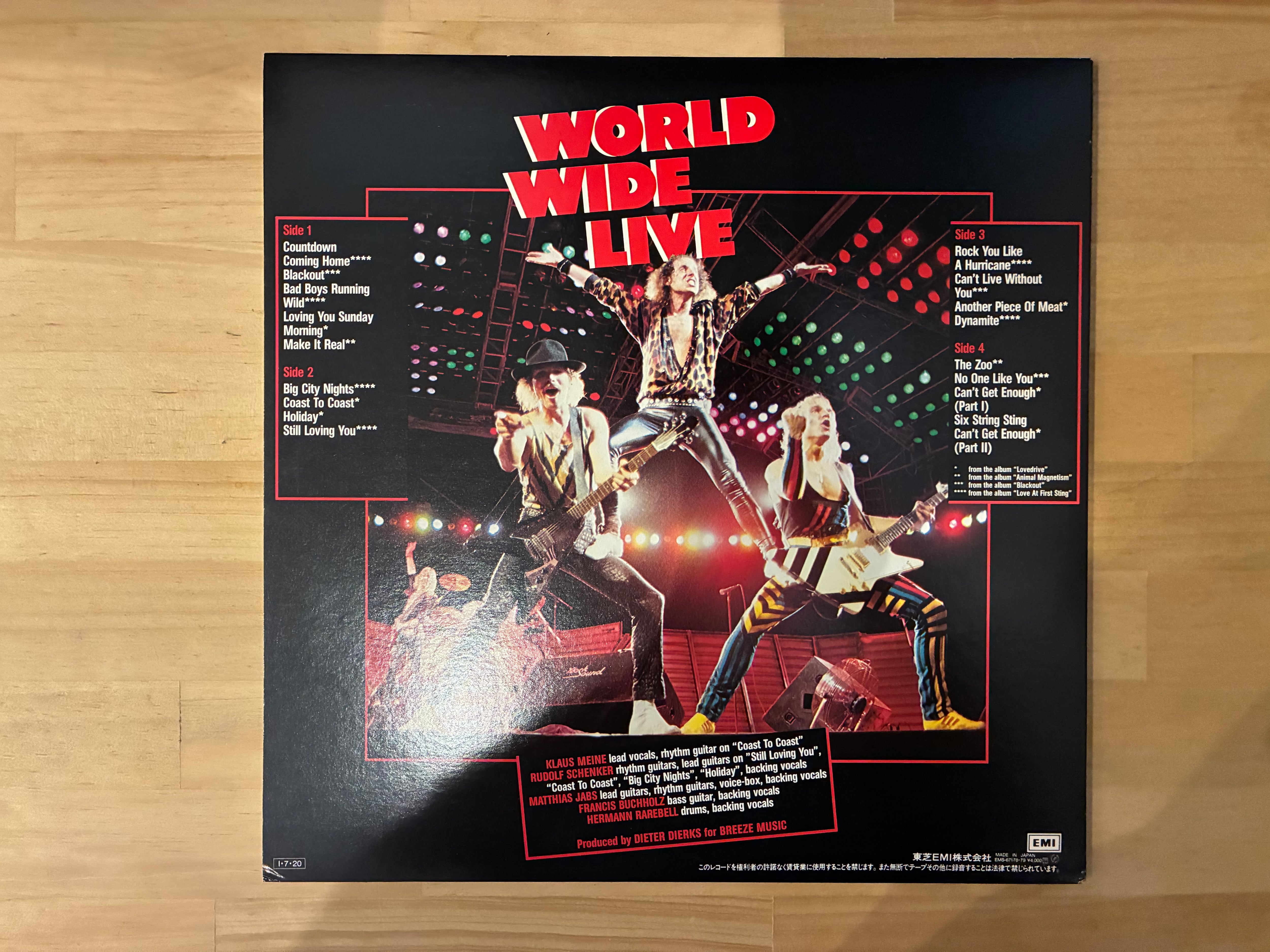 SCORPIONS / WORLD WIDE LIVE | sixteen records (シックスティーン