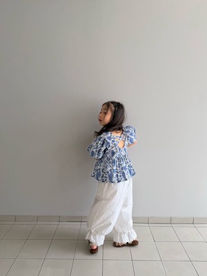 【cantucci studio】イザベラブラウス アイボリー 80cm〜120cm