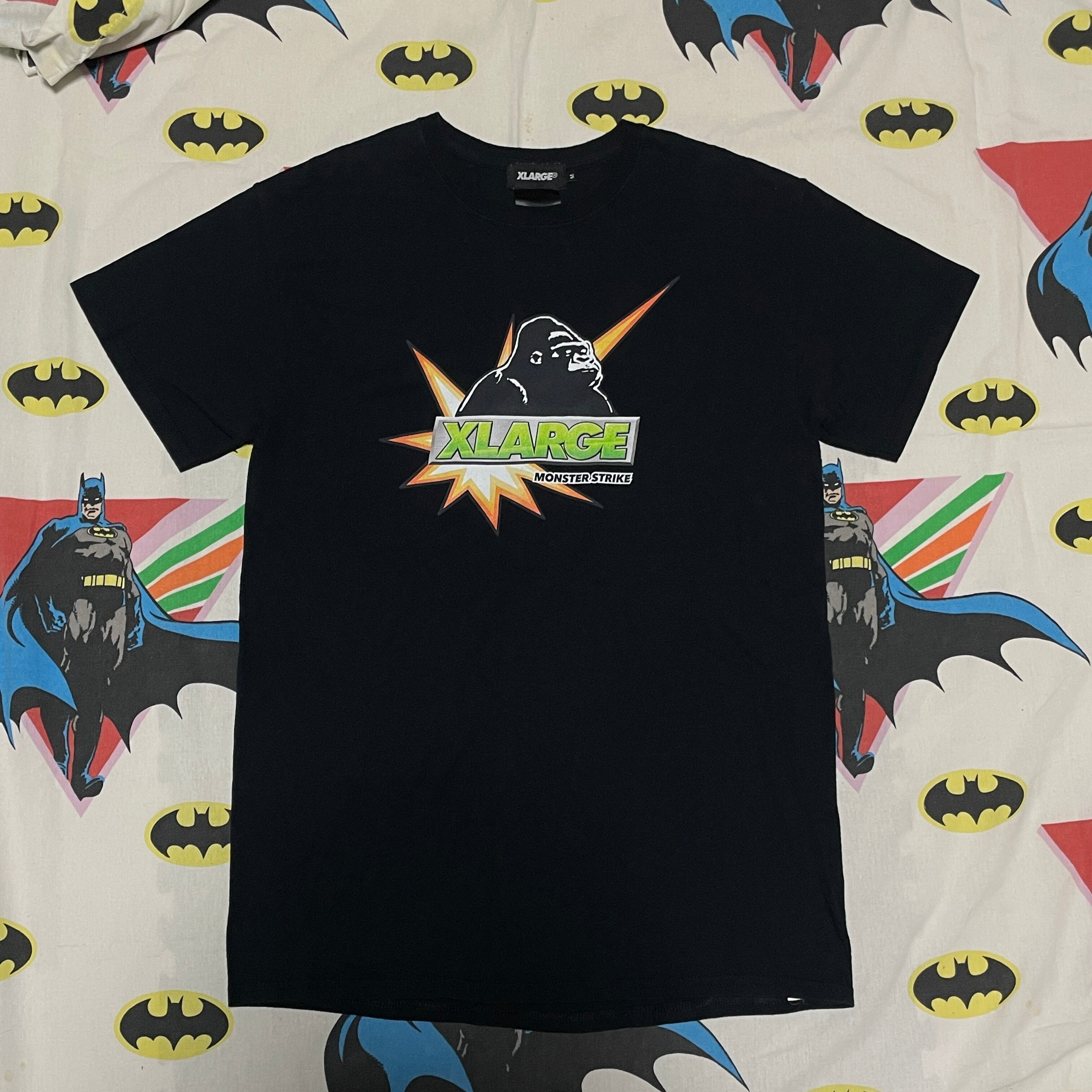 X-LARGE エクストララージ Tシャツ モンスト コラボ 黒 ブラック