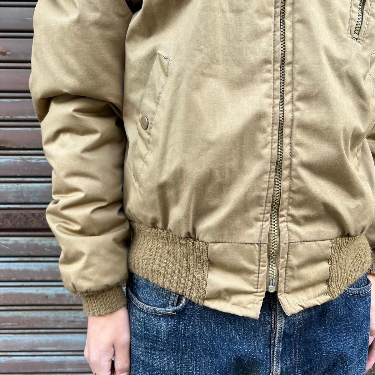 USA製 70s 米軍COOPER フライトジャケット クーパー 襟ボア B-15 B-10 