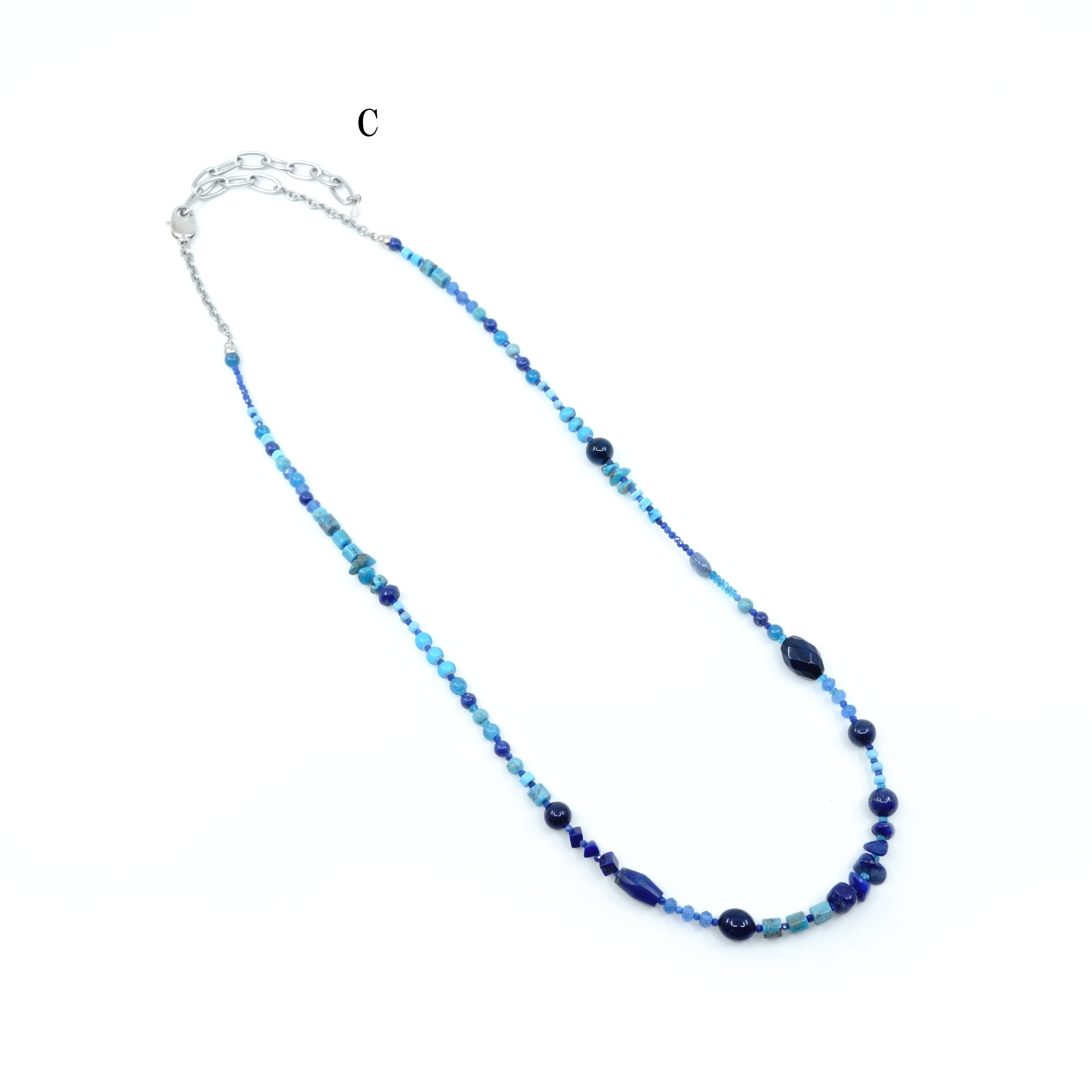 gunda<ガンダ>VEIN NECKLACE/Blue [ヴェイン ネックレス/ブルー