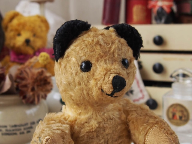 イギリスアンティーク　スーティーベア　スーティータイプのクマ　SOOTY　