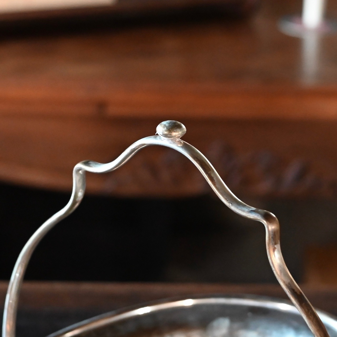 Basket / バスケット〈 プレート・シルバー・トレー・カフェ・店舗什器・アンティーク・ヴィンテージ 〉113997