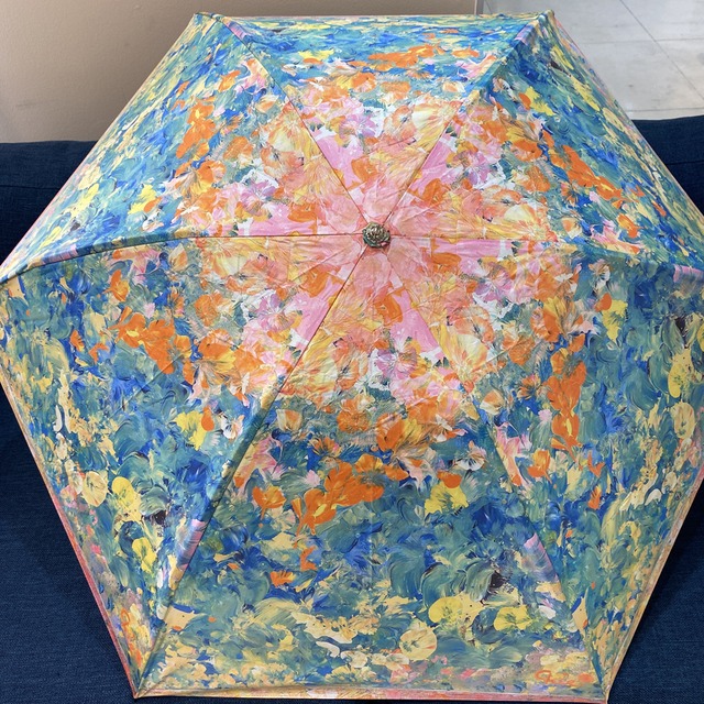 《折りたたみ傘》【花泉 - Flowers Kaleidoscope -】Soul Design ART®︎オリジナル傘（遮光/UV/遮熱）