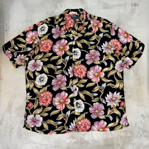 Polo Ralph Lauren “CLAYTON” Floral Rayon Open Collar Shirt