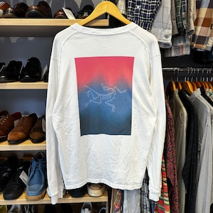 ARC'TERXY L/S T-SHIRT WHITE SIZE M