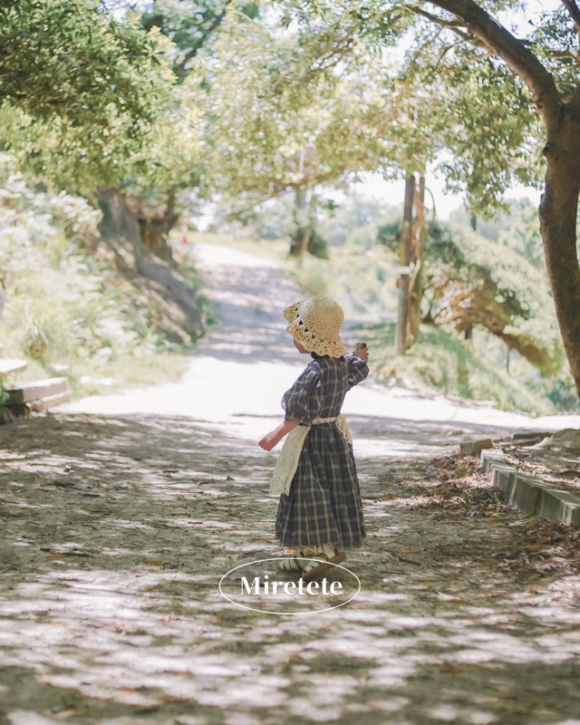 【取寄】落ち着いたbluecheckで上品なワンピース、セットアップ