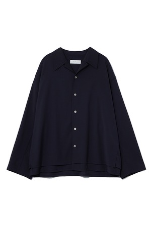 [LE17SEPTEMBRE][メンズ] DOUBLE-LAYERED OPEN COLLAR SHIRT [NAVY] 正規品 韓国ブランド 韓国通販 韓国代行 韓国ファッション LE 17 SEPTEMBRE ル 17 セプテンバー le 917韓国 店舗