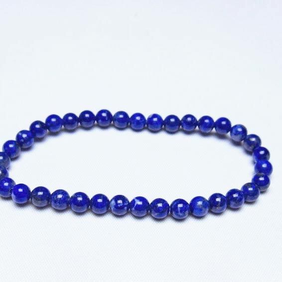 ラピスラズリ ブレスレット 5mm 一点物 メール便可 [M便 1/10] 111-48334