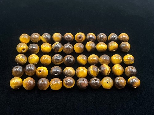 ハンドメイドビーズ素材セット（タイガーアイ）