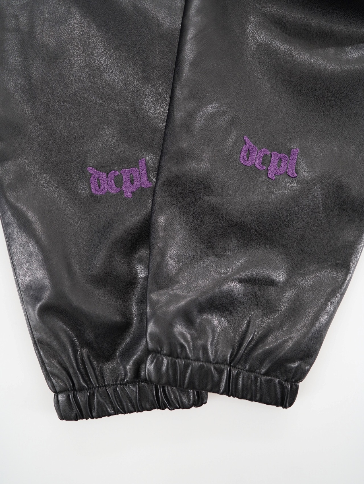 fake leather pants