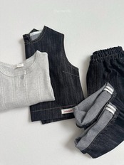 韓国子供服 / minirobe / 26Autumn / ノンペイドデニムパンツ / 秋服 *S~XL*