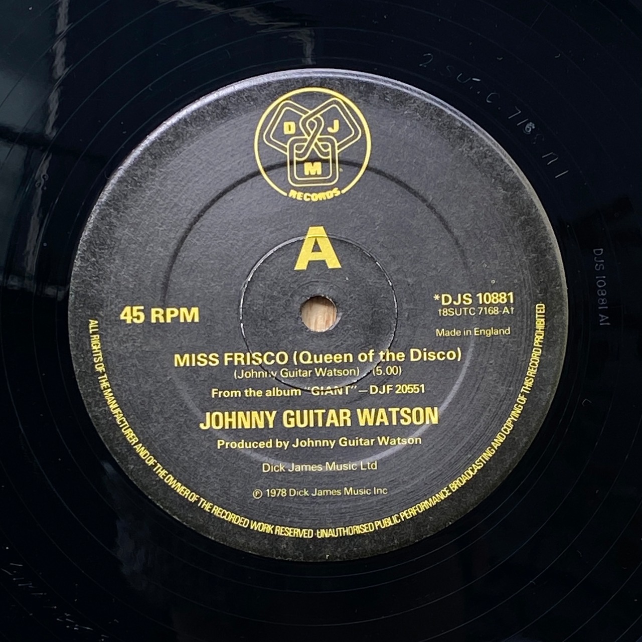 Johnny Guitar Watson – Miss Frisco (Queen Of The Disco)