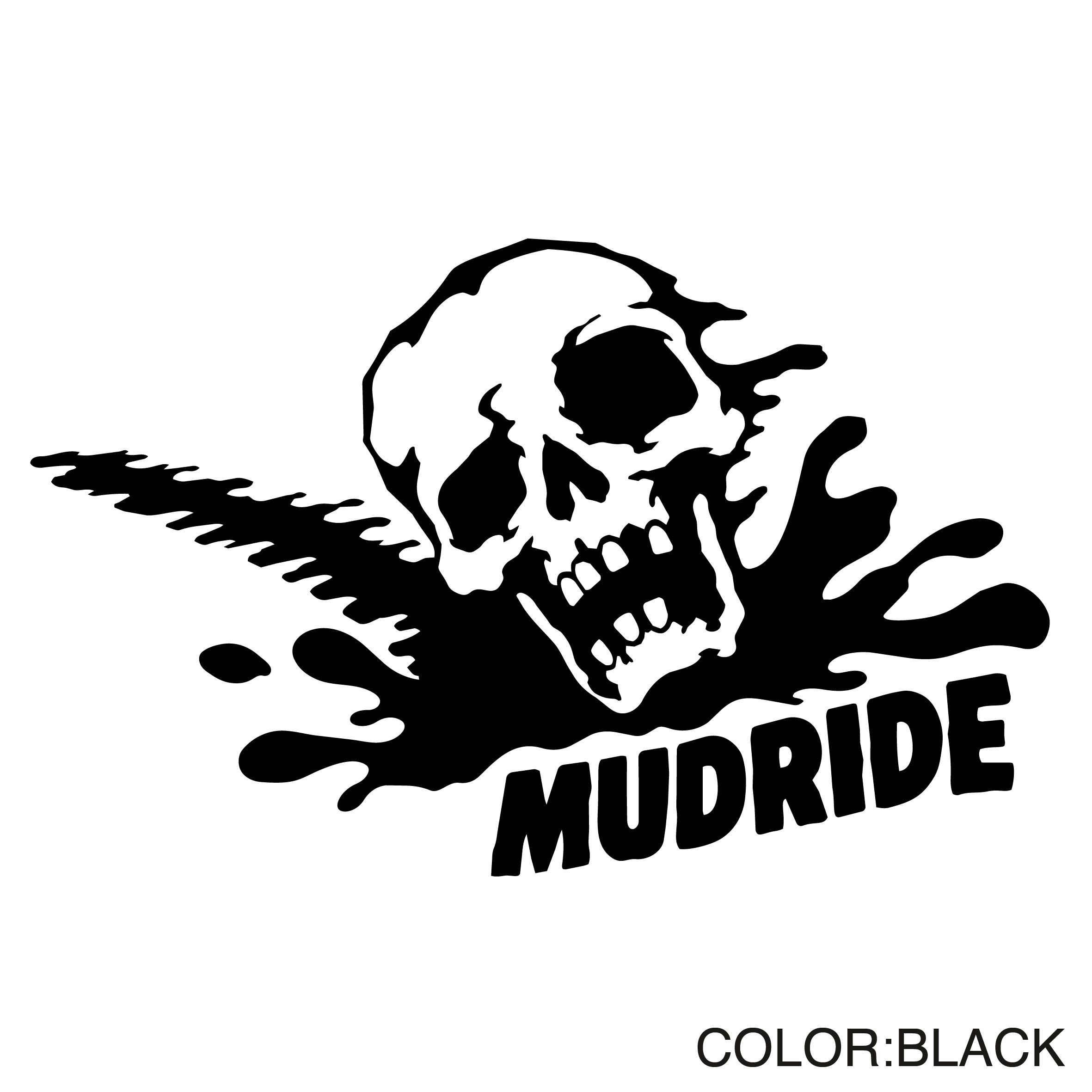 車 ステッカー 防水 屋外対応 MUDRIDE ジムニー オフロード 転写