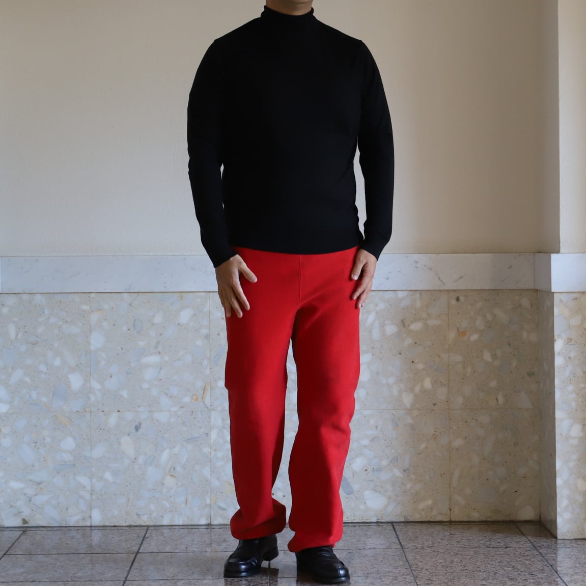 希少】80s Champion REVERSE WEAVE SWEAT PANTS fade red made in USA