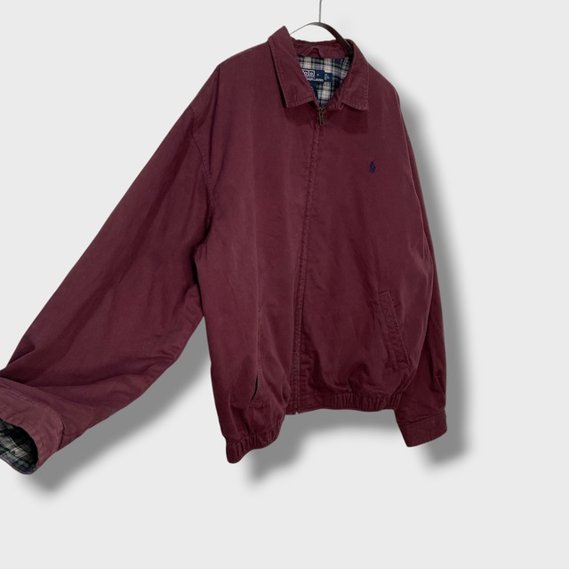 90ｓ　ラルフローレン スウィングトップ ハリントンジャケット ボルドー L