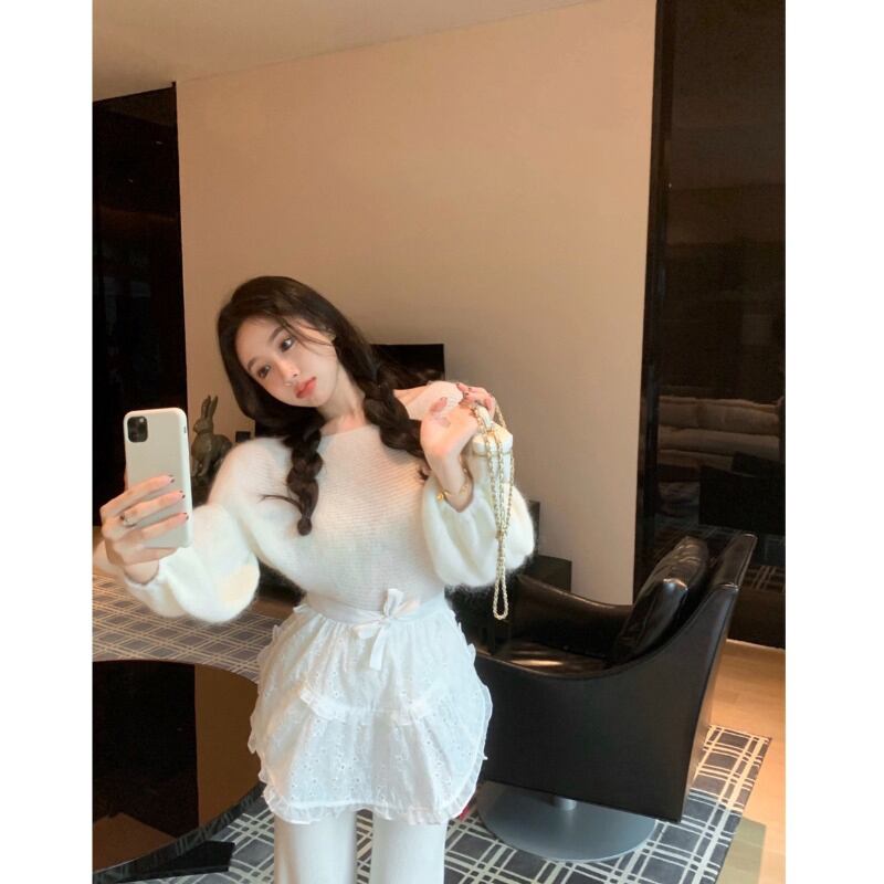 スタイルセーター オータムウィンタールーズプルオーバー トップス ロング 秋物 冬物 ブラックストロベリース95018609377