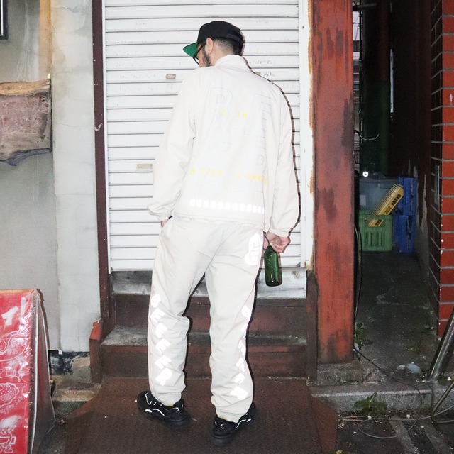 BEER 高機能トラックパンツ ベージュ