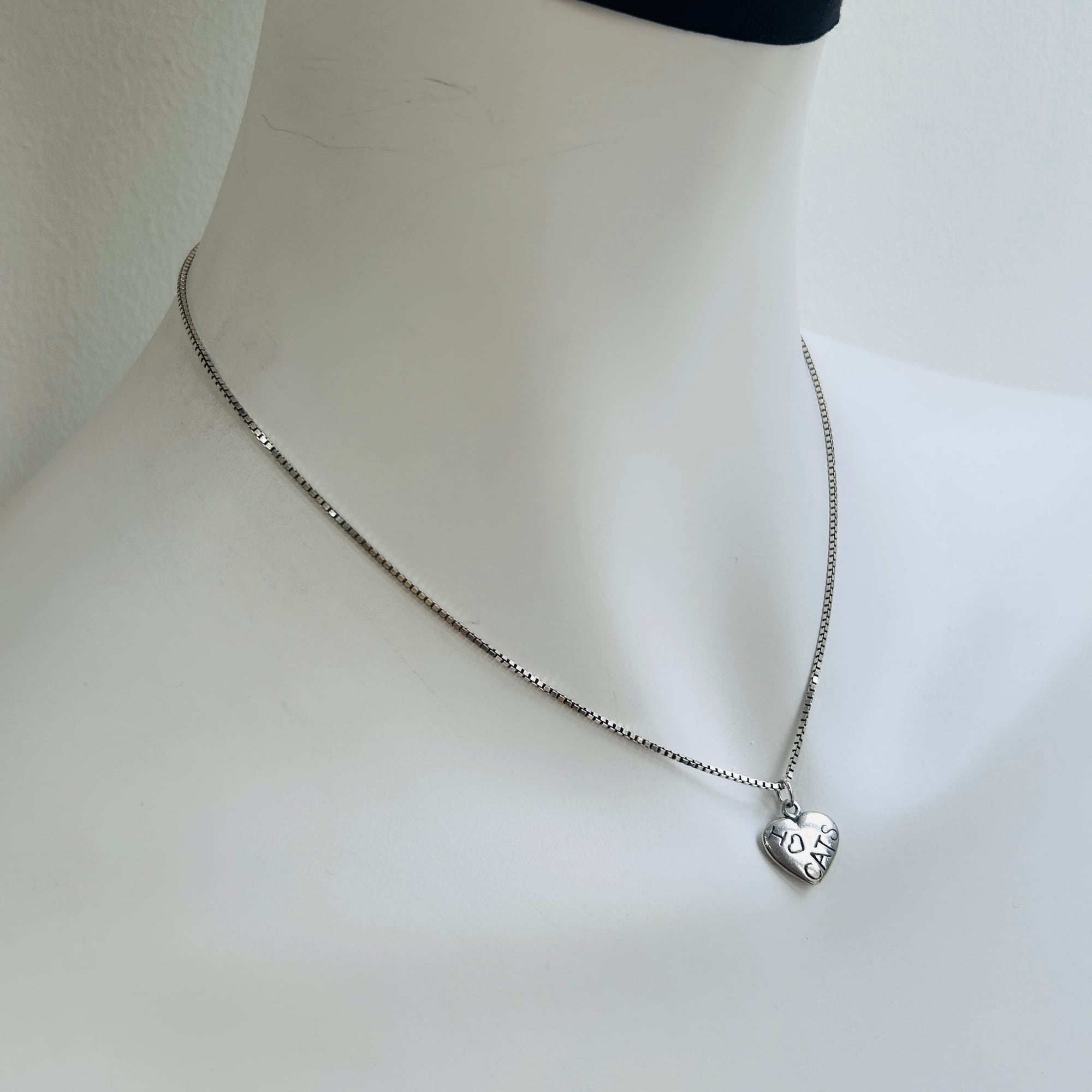 シルバー925 I Love CAT チャーム | Milo Antiques & Vintage