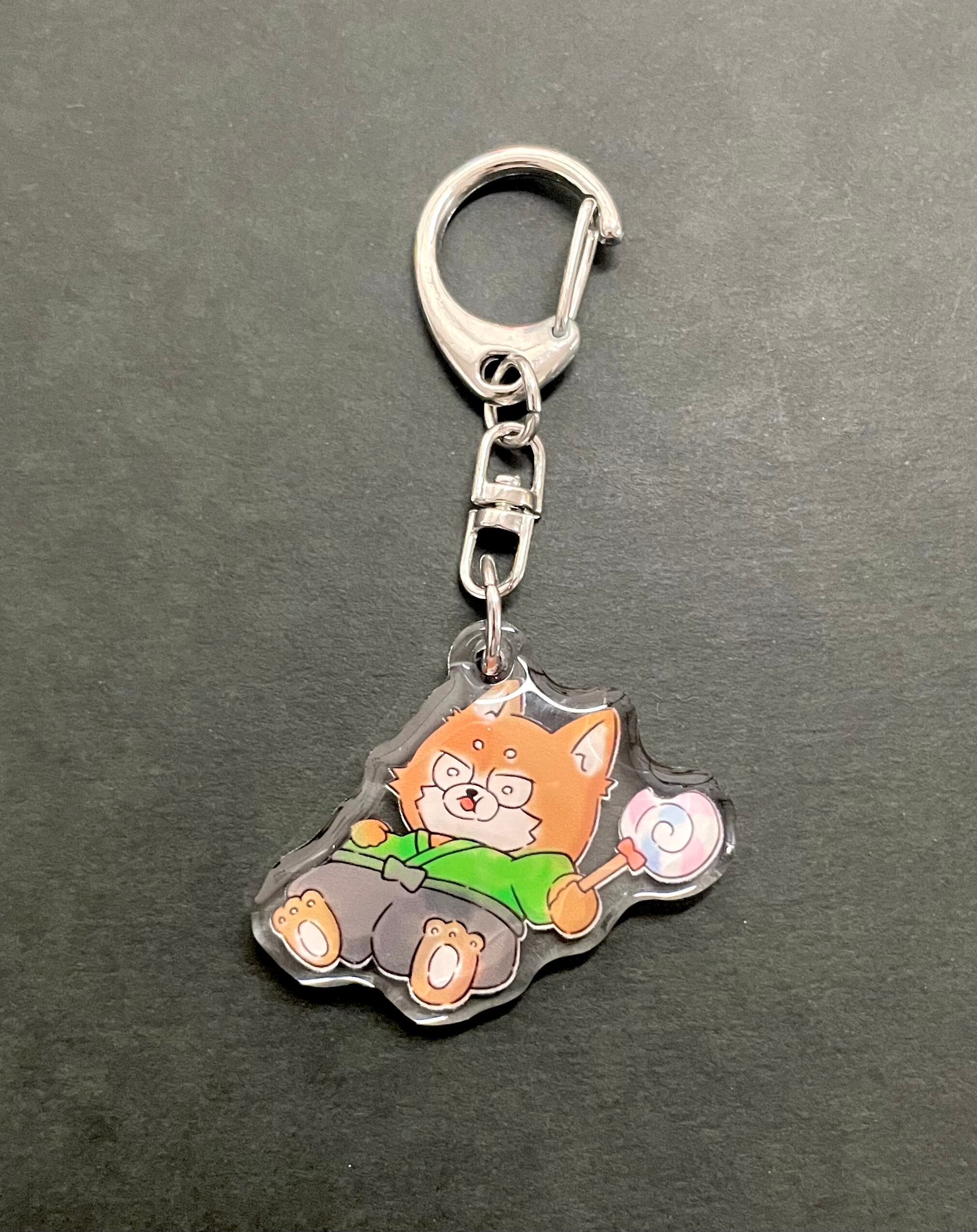 キーホルダー　キューブリック　トラ　KISS THE EARTH xhashi