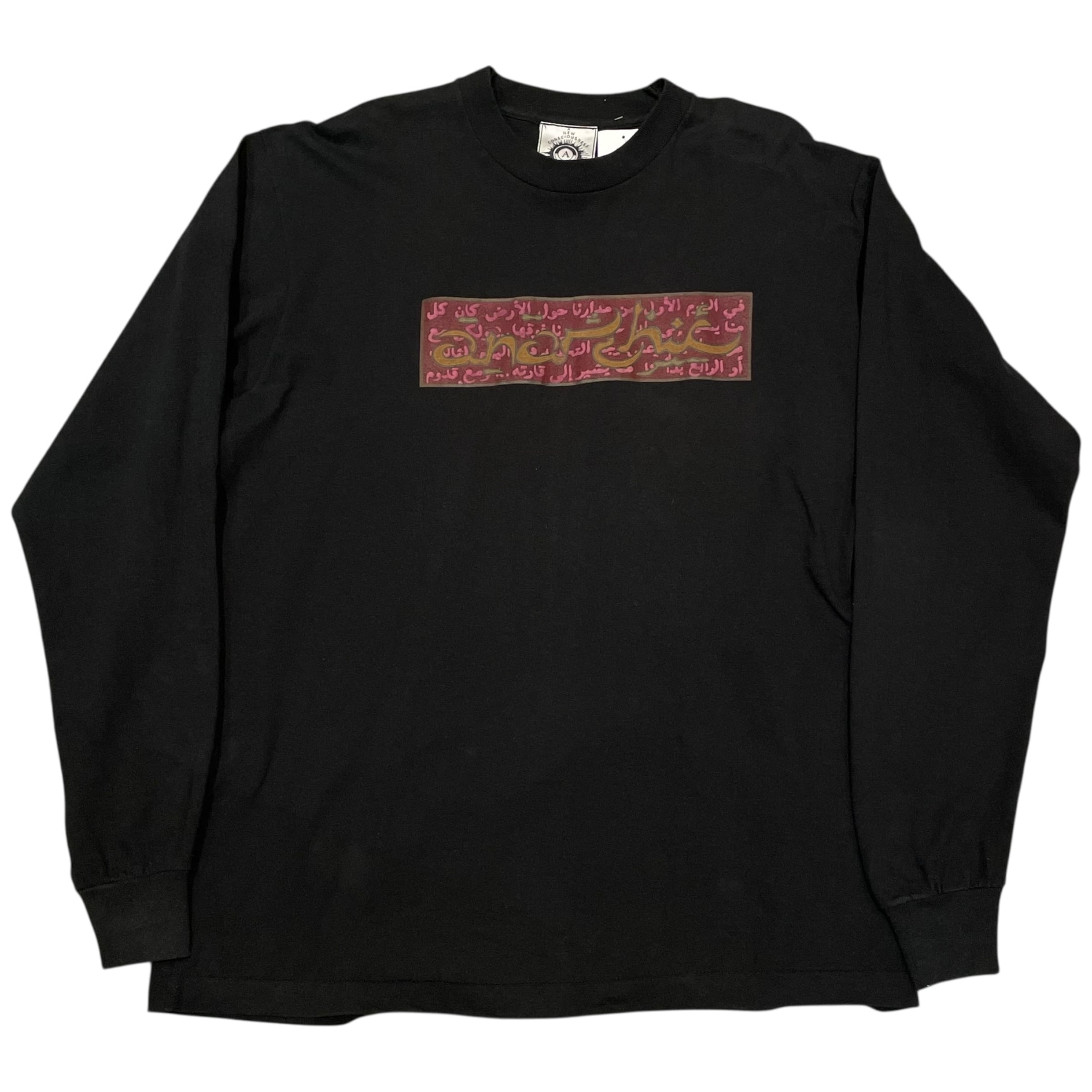 Special!!! 90s ANARCHIC ADJUSTMENT "Arabic logo" L/S T-shirt