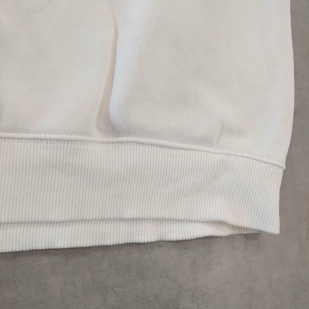 アディダス スウェット 古着 ビッグロゴ プリント XL 白 黒 16521 | fuufu