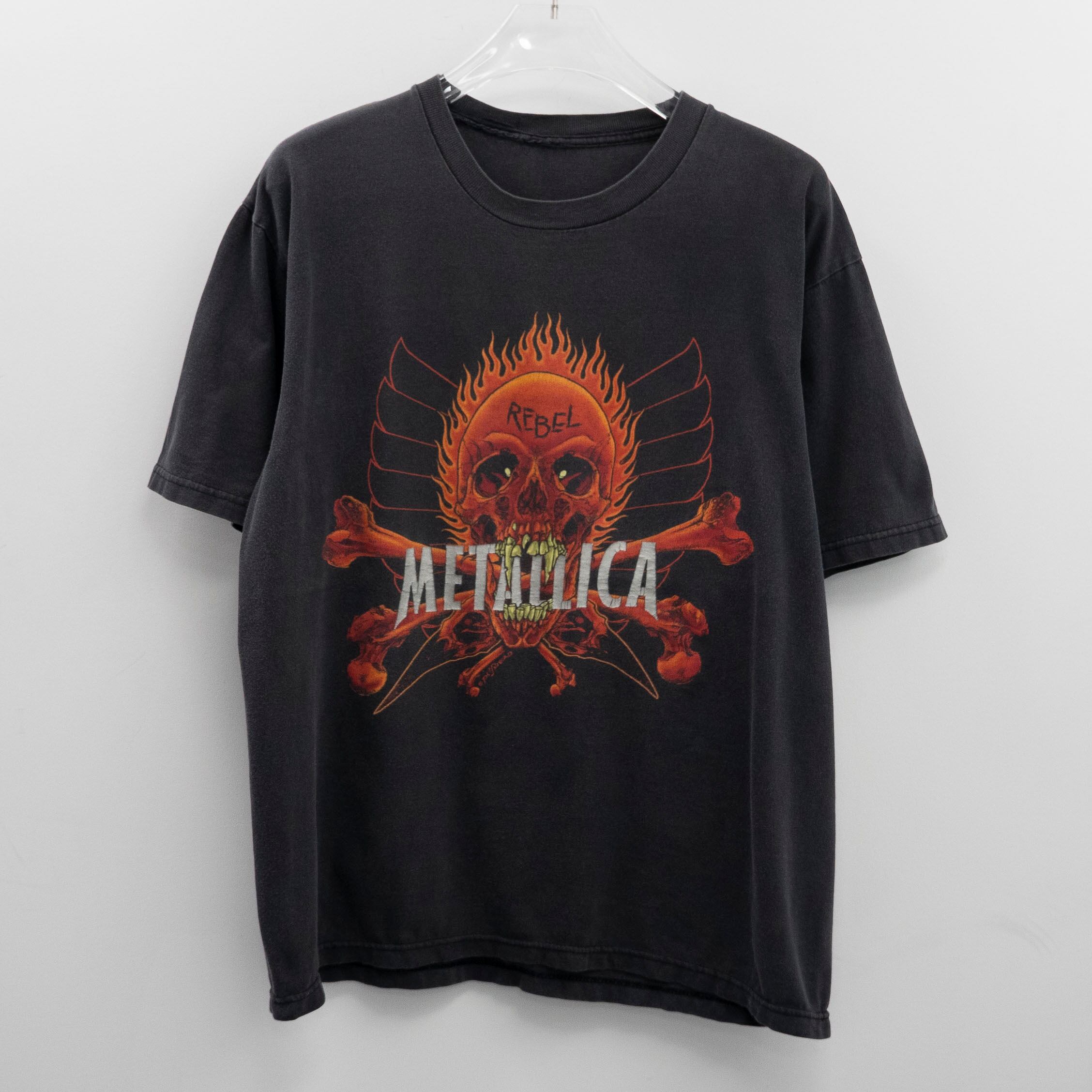 Metallica " Ying Yang Rebel Pushead " Fits XL 【A6-27】