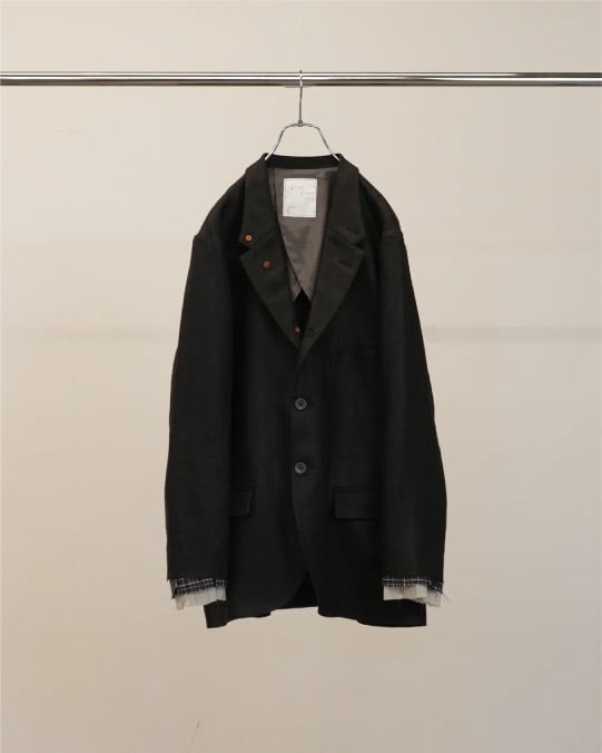 25SS】 ANCELLM S/C SKIPPER PULLOVER (BLACK) ANC-CT94 | IAAAM