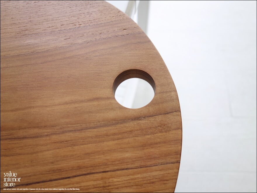 チークカッティングボード丸L30cm まな板 キッチン用品 木製調理用品