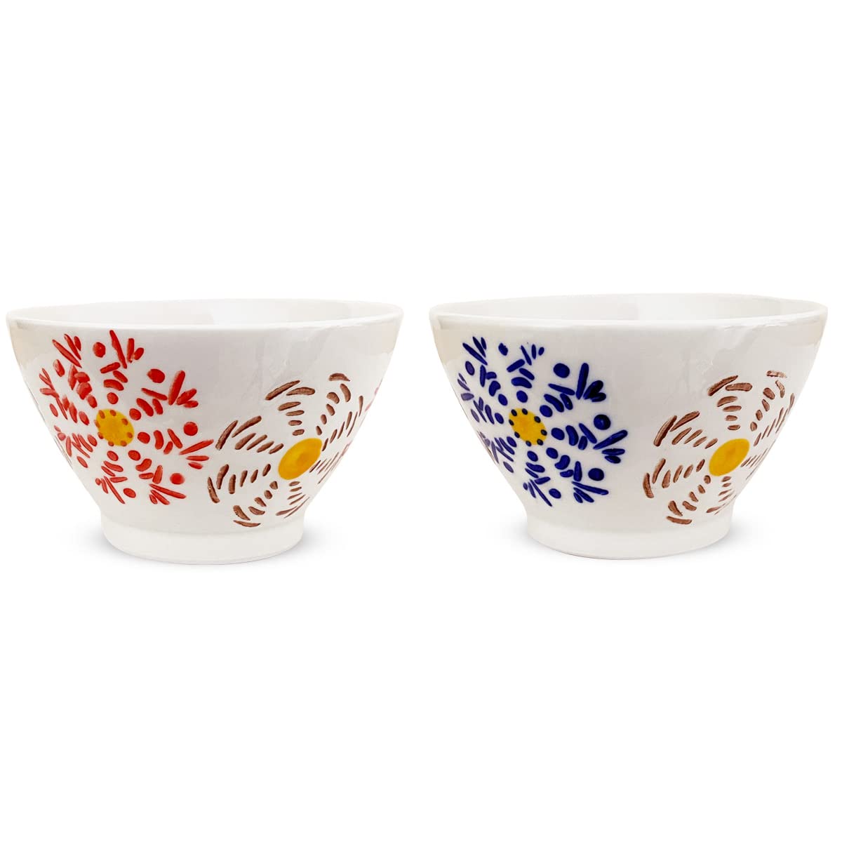 J-kitchens 勲山窯 ペア くらわんか 茶碗 セット 直径 10.8cm 高さ 6.5cm かざぐるま 波佐見焼 日本製