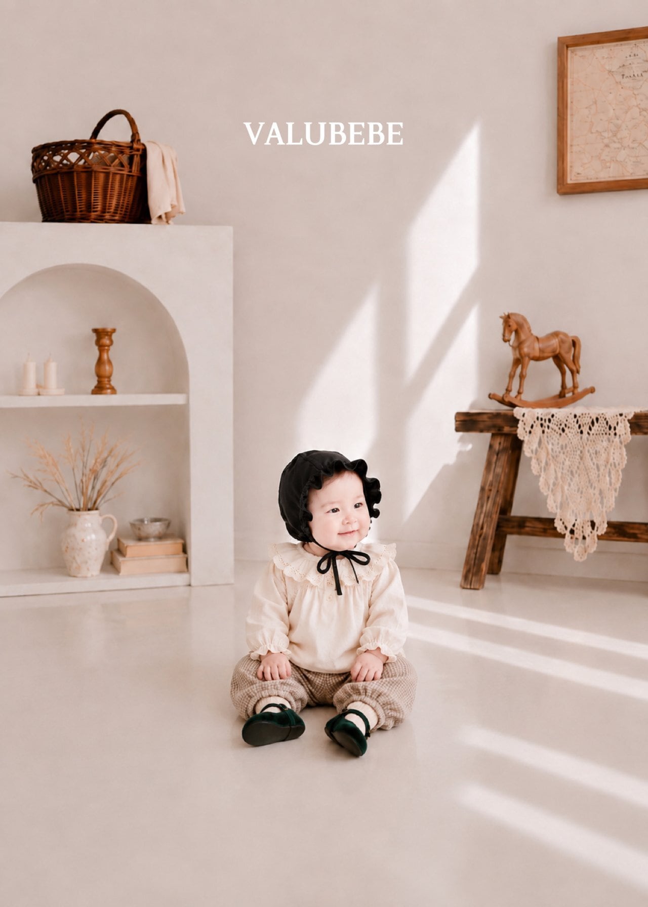 送料無料【予約】/ ラップフリルブラウス /valubebe