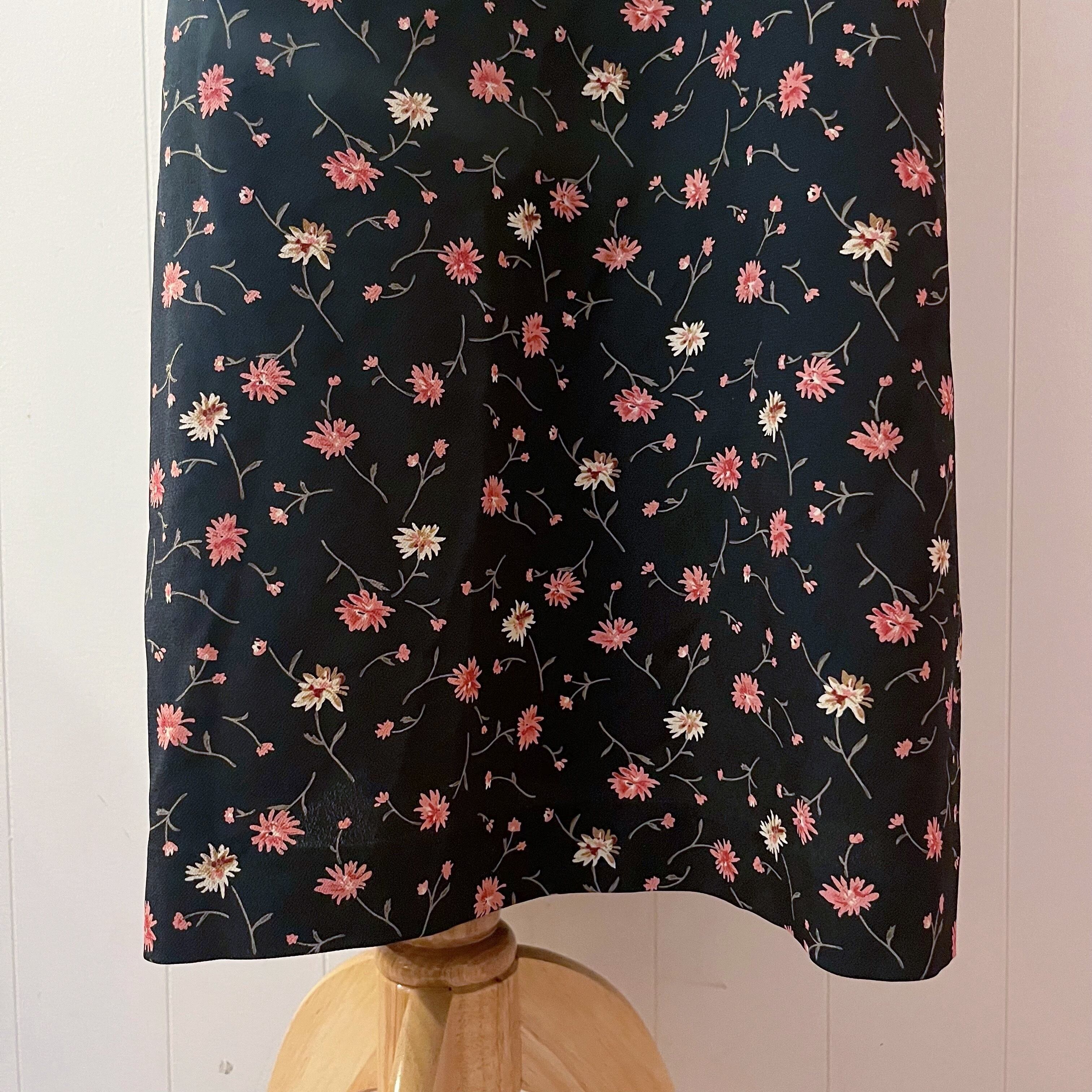 pink cosmos apron one-piece