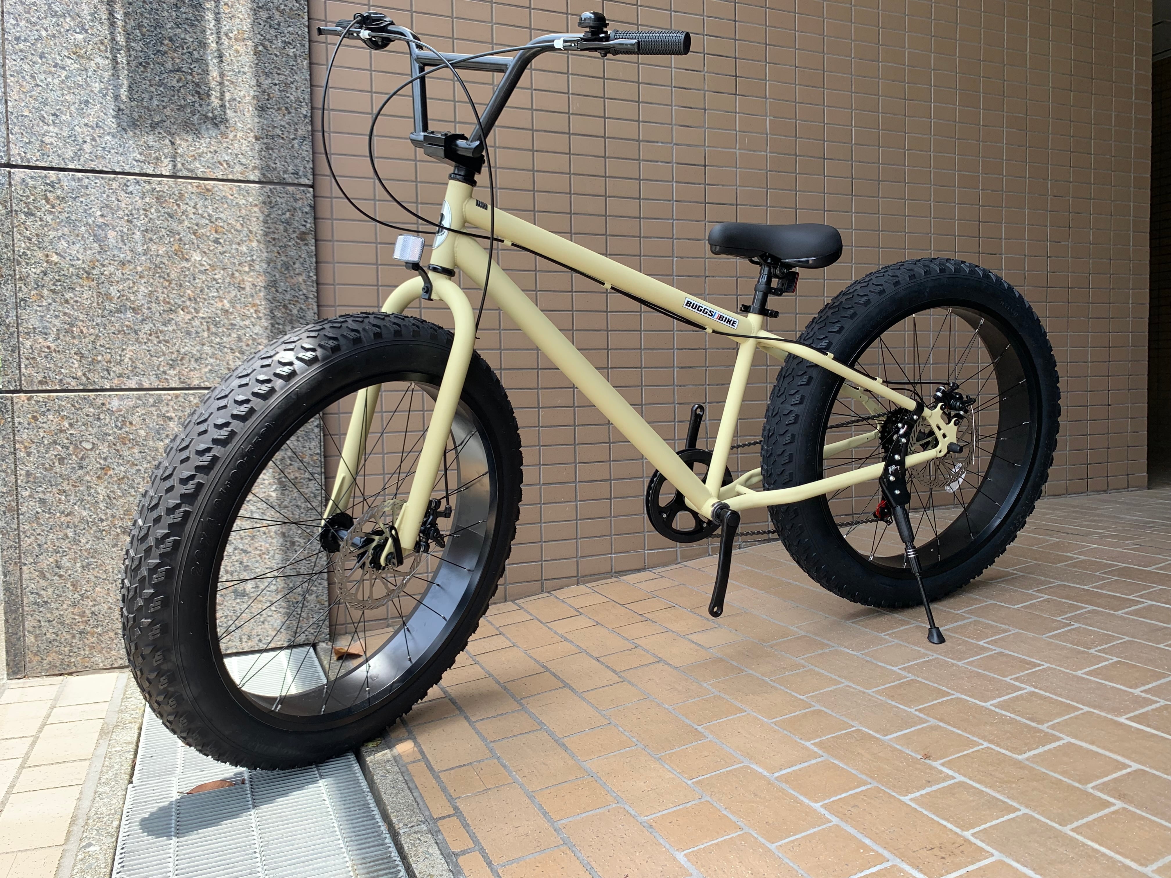 ファットバイク 26インチ BMXハンドル サンドマッドカラー | BUGGS ...