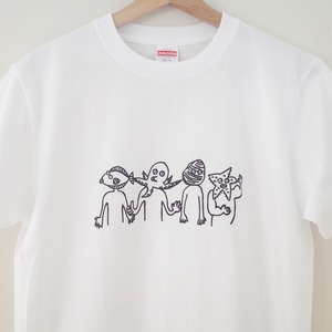 『4人の仲良し異星人』 original t-shirts