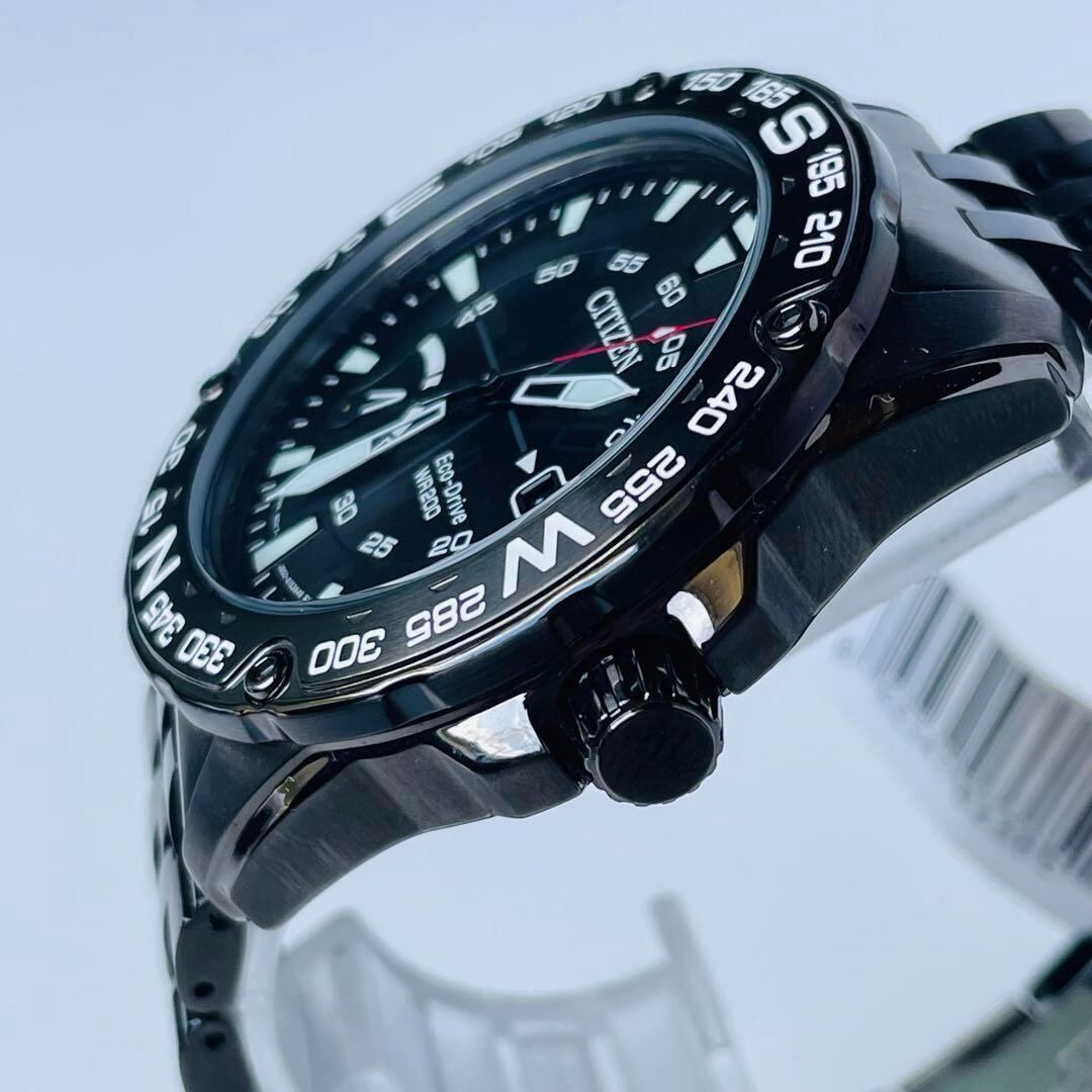 メンズ 腕時計 定価6万 シチズン ダイバーズ エコドライブ 高級 